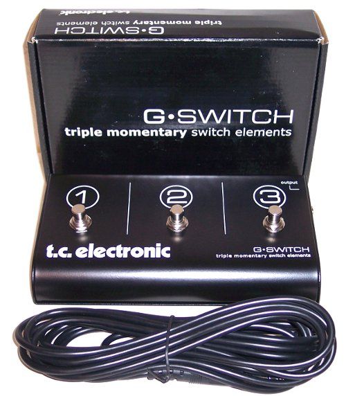   TC ELECTRONIC G SWITCH FOOT CONTROL PEDAL [3333] 5706622007896  