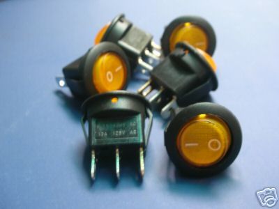 10x4,Yellow+Green+Red+Blue Car/Boat Switch DIY 12V  