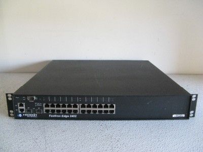 Foundry Networks FastIron Edge 2402 POE 2402 FES2402  