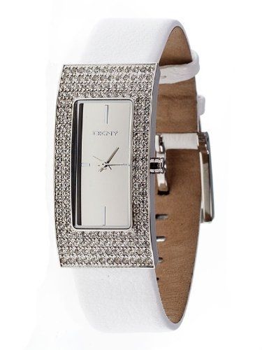NY4970 DKNY Womens Genuine Leather Crystal New Watch 4048803849217 