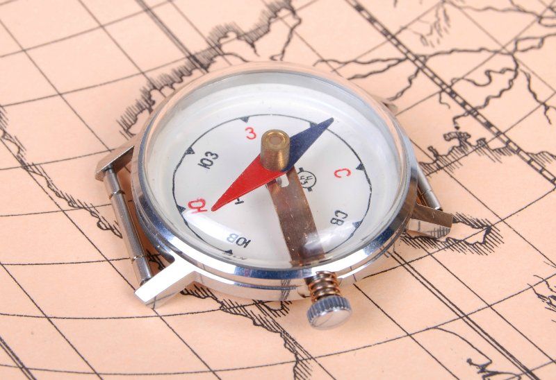 Vintage Russian Soviet CHISTOPOL Wrist Tourist Compass NEW Old Stock 