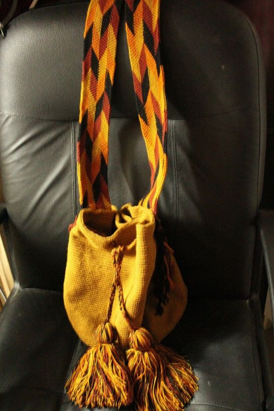 Import Wayuu handbag handwoven mochila purse bag NEW  