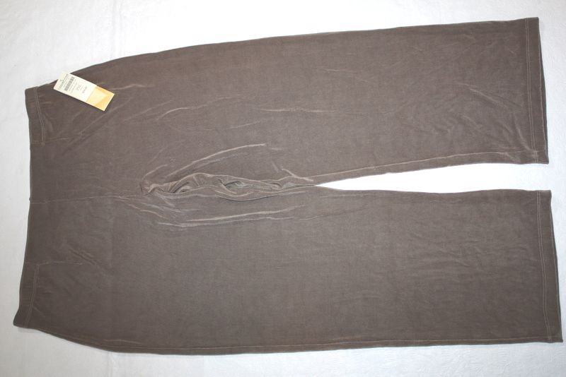 WOMENS TAUPE TRAVELER KNIT PANTS = COLDWATER CREEK = SIZE 18 PXL NWT 
