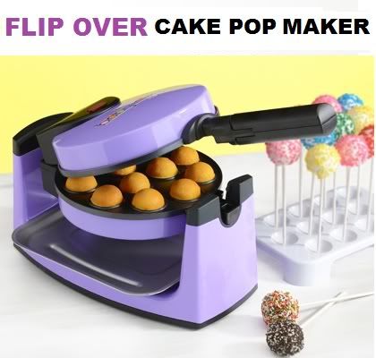 NEW* BABYCAKES FLIP OVER Cake Pop Maker POPS FLIP OVER MODEL 12 pops 