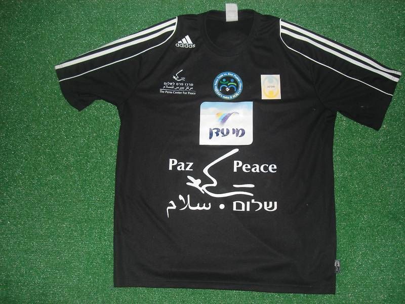 Peace Team Match Worn Shirt vs Real Madrid 2007  