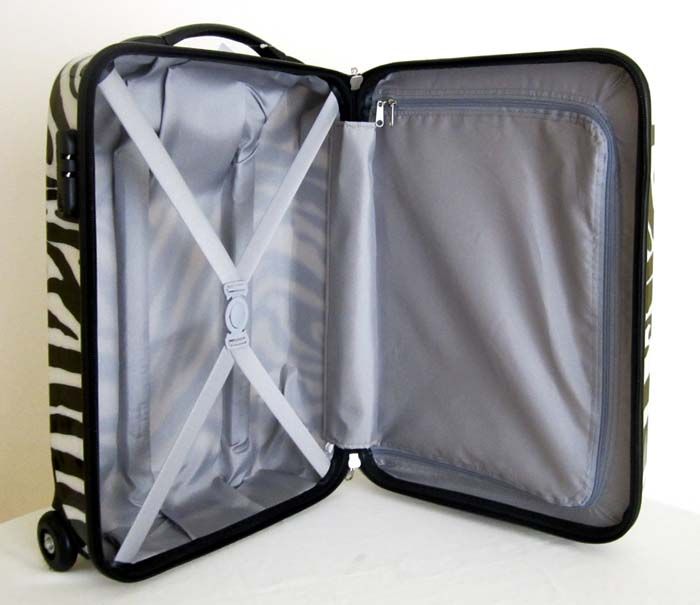 Carry On Travel Bag Rolling Wheel Luggage Locking Case Upright 