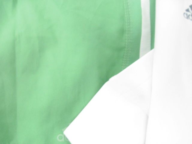 LOT 2 ADIDAS White Sleeveless Top Green Shorts Size S  