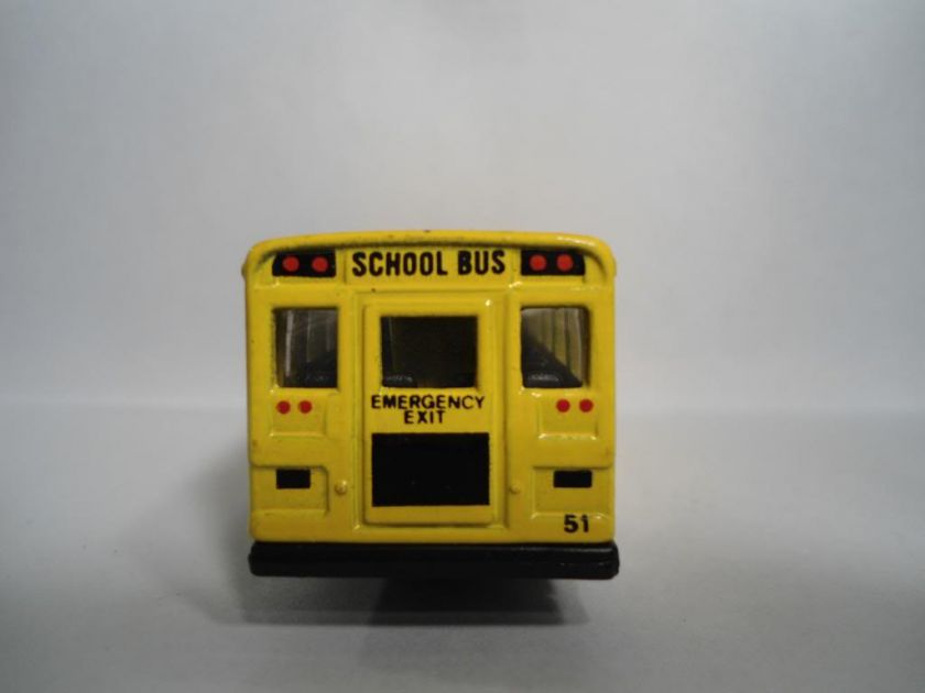 1985 Matchbox School Bus Loose MB45 E Yellow District 2  