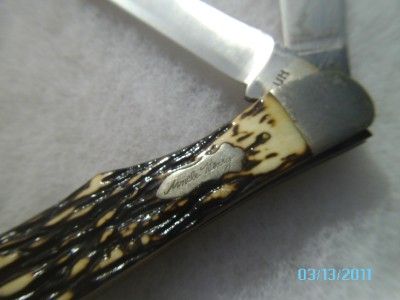SCHRADE 227 UH UNCLE HENRY MADE IN USA    LARGE KNIFE (USED)  