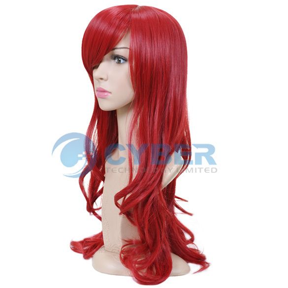 Charming Stylish long Wavy Curly Cosplay Party Hair Womens Full Wig 