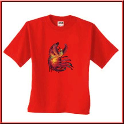 Phoenix Flaming Bird Mythical T Shirt S,M,L,XL,2X,3X  