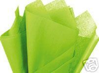 LIME GREEN Tissue Paper Wedding Gift WHOLESALE 86+sqft  