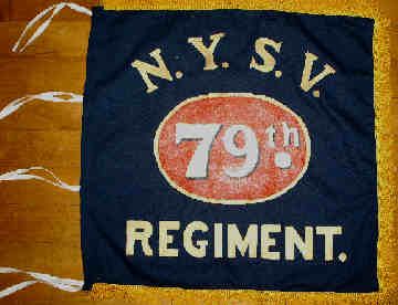 79th New York Scottish Highlanders Flank Flag  