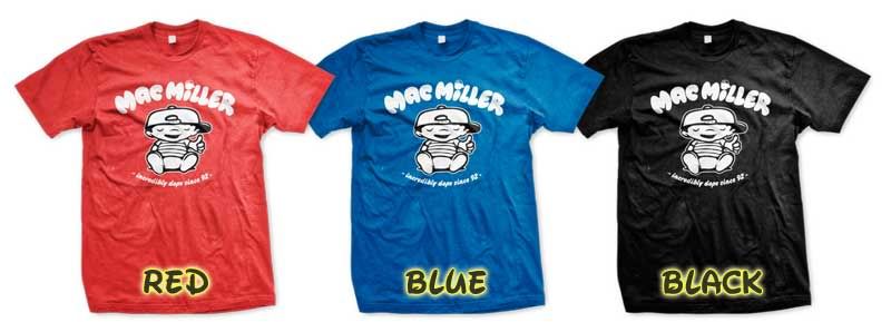 MAC MILLER Incredibly Dope Since 92 T Shirt Knock Knock Rap Hip Hop 