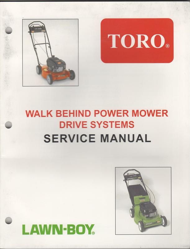 1990 2002 TORO WALK BEHIND LAWN MOWER SERVICE MANUAL  