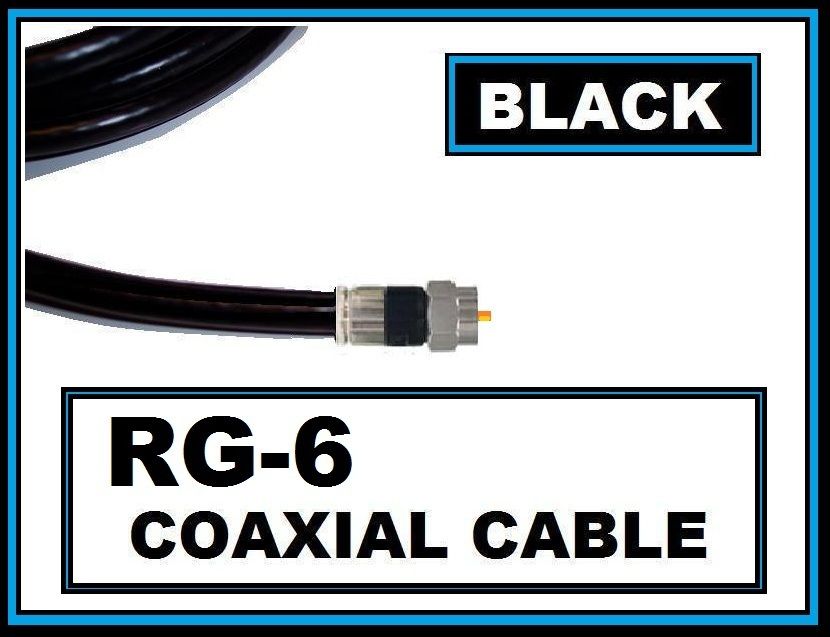   Coax/Coaxial Satellite TV Antenna Cable 75Ohm,3Ghz Digital HD  