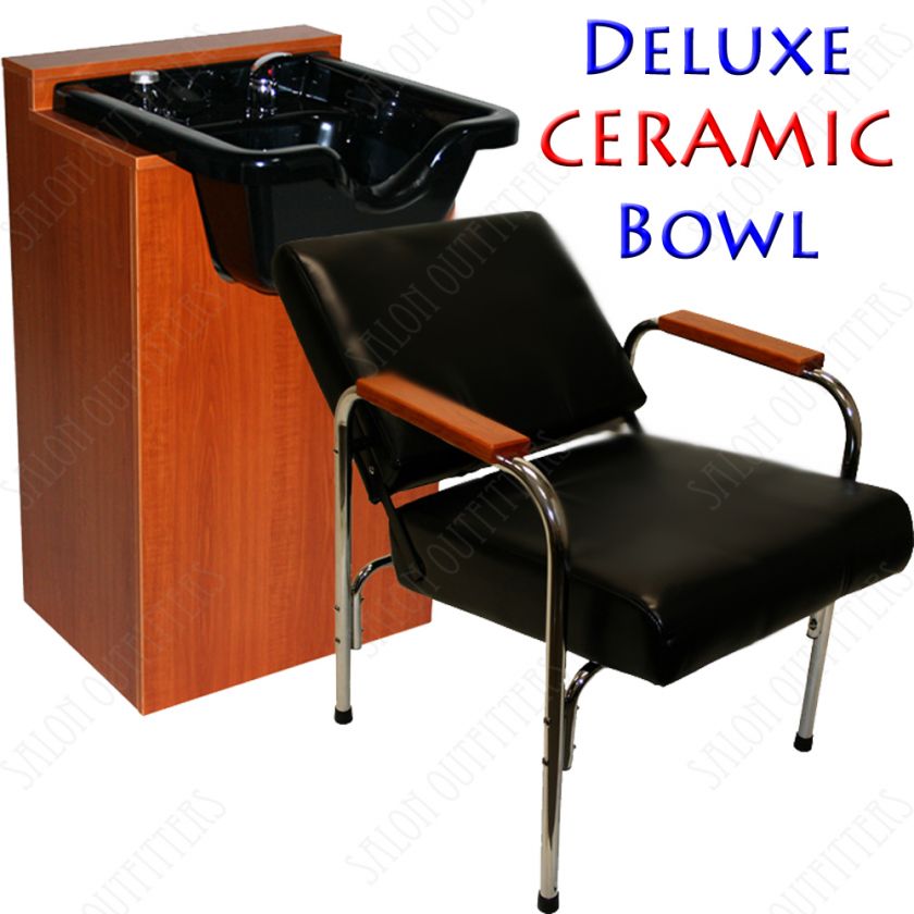   Recline Shampoo Chair & High Tensile Strength ABS Salon Shampoo Bowl